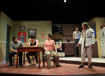 The cast of the Kitchen Sink in a production photo